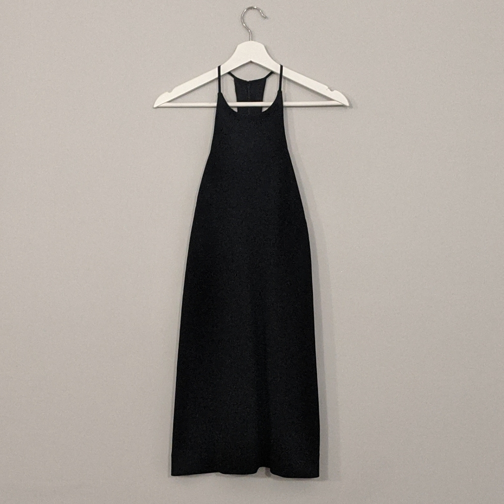 Black Racer back Mini Dress